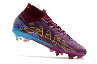 Mbappé x Nike Air Zoom Mercurial Superfly 9 Elite SG - Purple/Electric Blue/Crimson Red