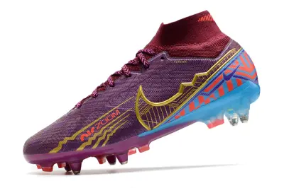 Mbappé x Nike Air Zoom Mercurial Superfly 9 Elite SG - Purple/Electric Blue/Crimson Red