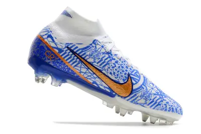 CR7 x Nike Air Zoom Mercurial Superfly 9 Elite SG - Blue/Electric Blue/Copper Orange