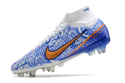 CR7 x Nike Air Zoom Mercurial Superfly 9 Elite SG - Blue/Electric Blue/Copper Orange