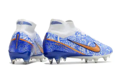 CR7 x Nike Air Zoom Mercurial Superfly 9 Elite SG - Blue/Electric Blue/Copper Orange