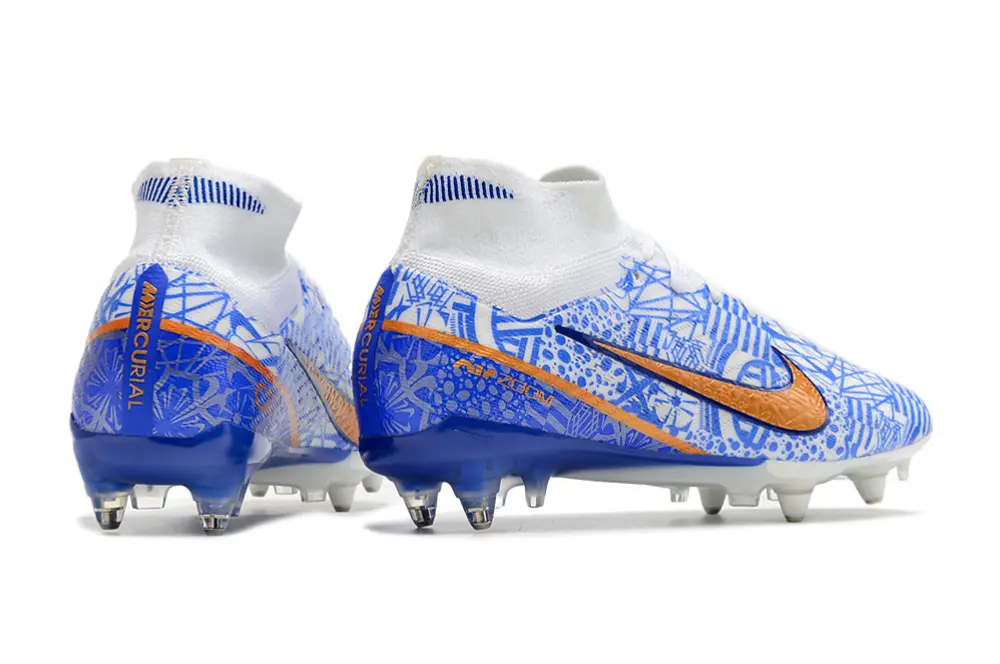 CR7 x Nike Air Zoom Mercurial Superfly 9 Elite SG - Blue/Electric Blue/Copper Orange
