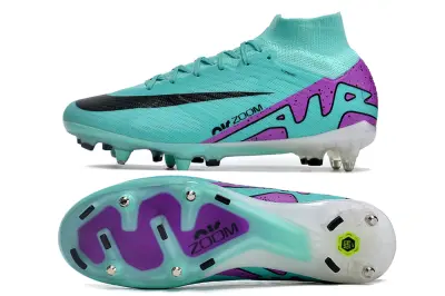 Nike Air Zoom Mercurial Superfly 9 Elite SG - Aqua/Lavender/Black