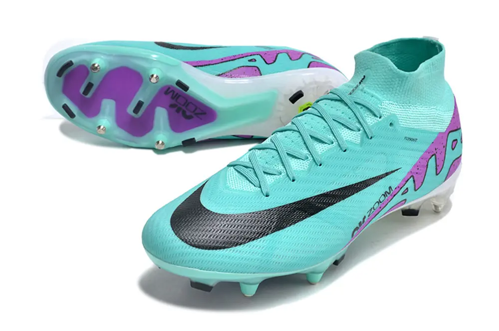 Nike Air Zoom Mercurial Superfly 9 Elite SG - Aqua/Lavender/Black