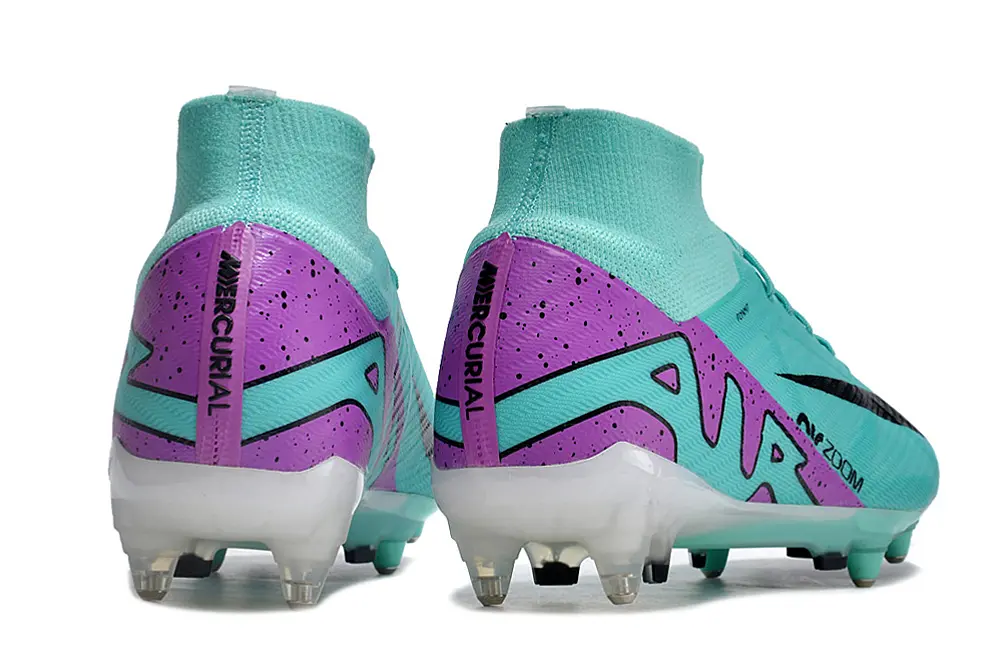 Nike Air Zoom Mercurial Superfly 9 Elite SG - Aqua/Lavender/Black