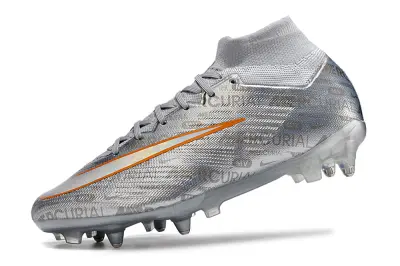 Nike Air Zoom Mercurial Superfly 9 Elite SG - Silver/Bright Orange/Light Grey