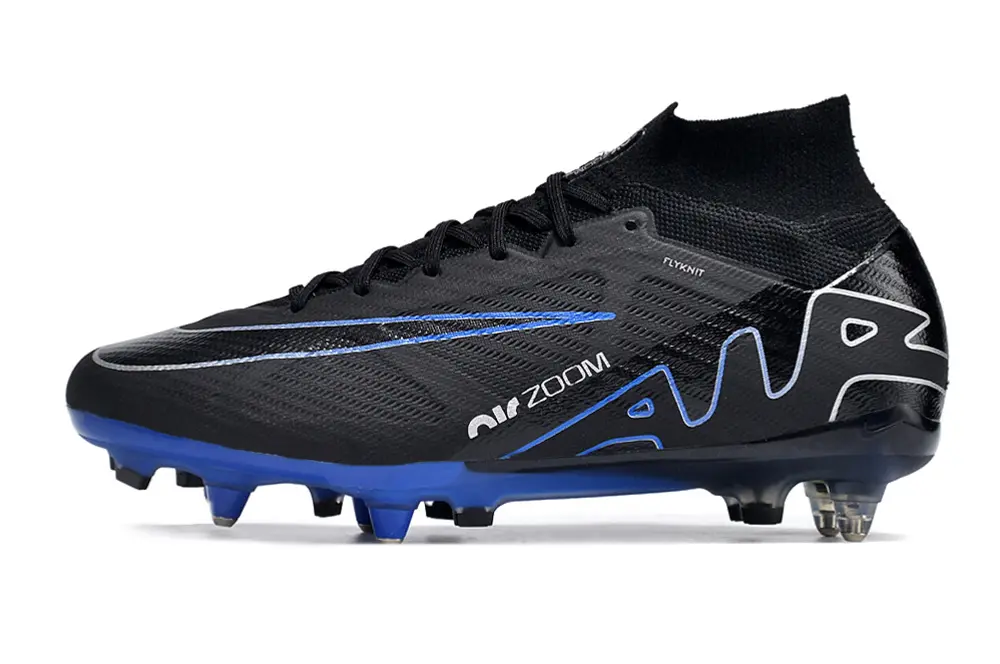 Nike Air Zoom Mercurial Superfly 9 Elite SG - Black/Electric Blue/White
