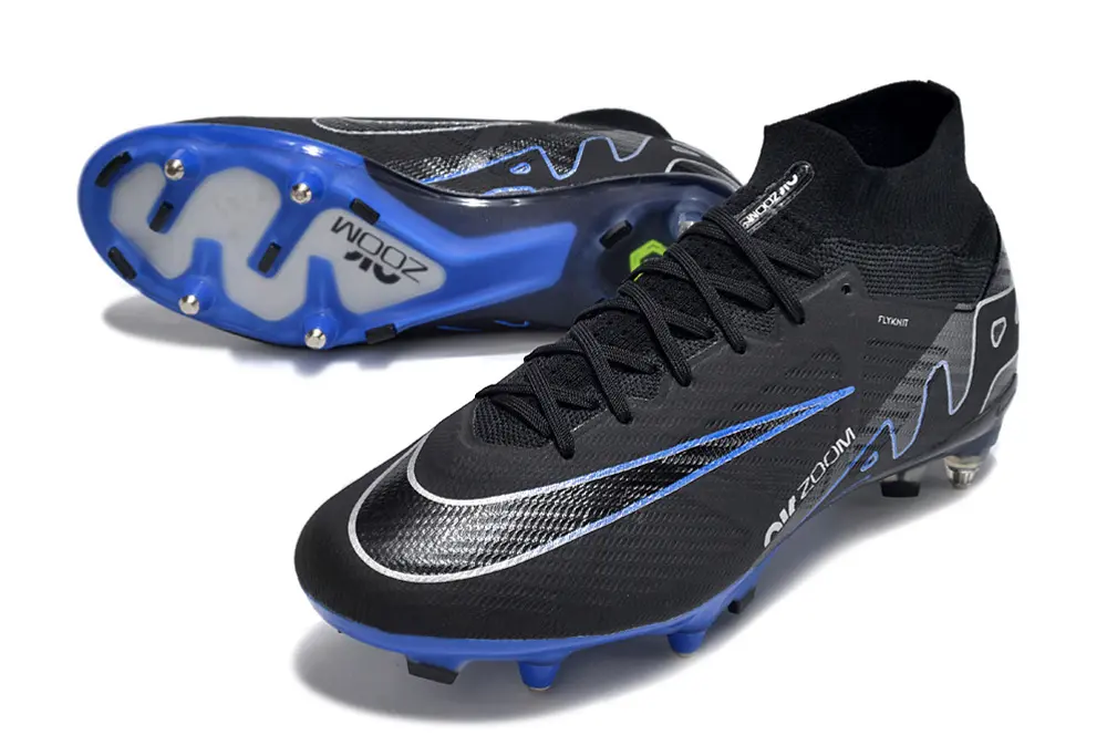 Nike Air Zoom Mercurial Superfly 9 Elite SG - Black/Electric Blue/White