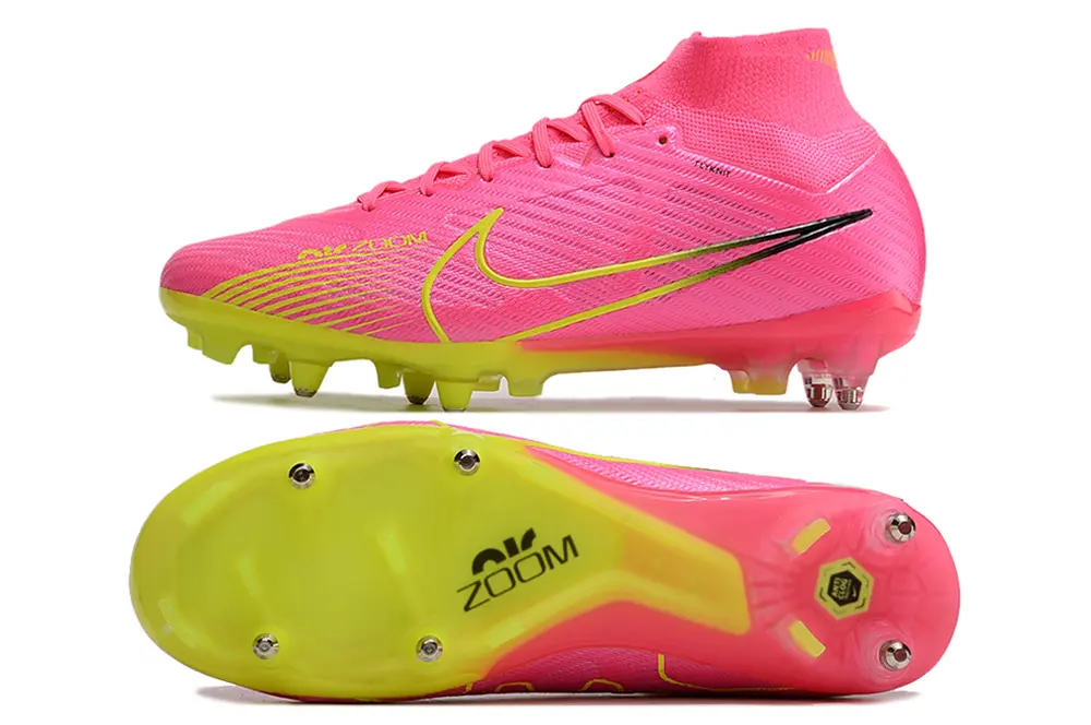 Nike Air Zoom Mercurial Superfly 9 Elite SG - Pink/Neon Green/Blazing Pink