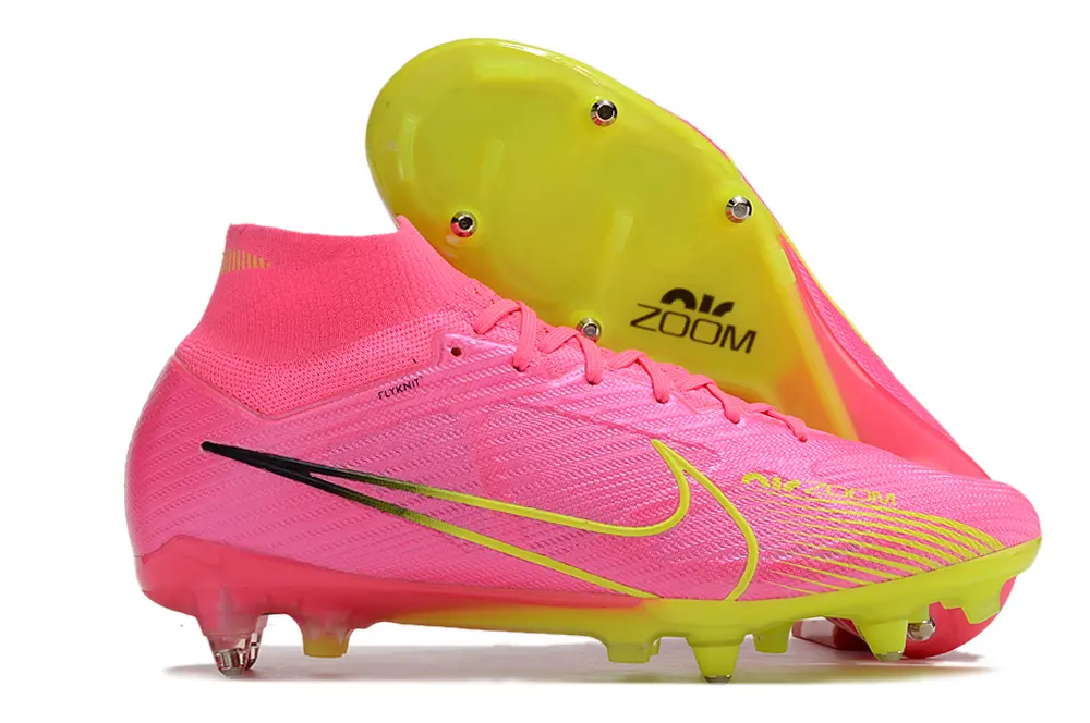 Nike Air Zoom Mercurial Superfly 9 Elite SG - Pink/Neon Green/Blazing Pink