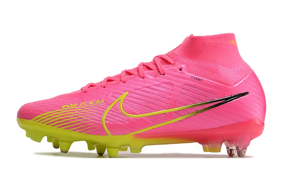 Nike Air Zoom Mercurial Superfly 9 Elite SG - Pink/Neon Green/Blazing Pink