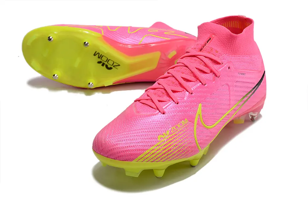 Nike Air Zoom Mercurial Superfly 9 Elite SG - Pink/Neon Green/Blazing Pink