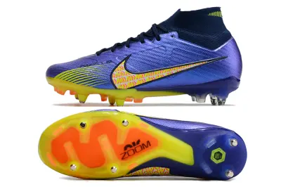 Nike Air Zoom Mercurial Superfly 9 Elite SG - Purple/Neon Yellow/Fresh Orange