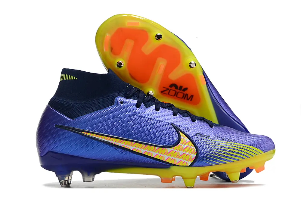 Nike Air Zoom Mercurial Superfly 9 Elite SG - Purple/Neon Yellow/Fresh Orange