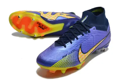 Nike Air Zoom Mercurial Superfly 9 Elite SG - Purple/Neon Yellow/Fresh Orange