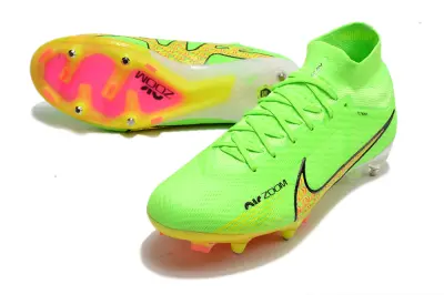 Nike Air Zoom Mercurial Superfly 9 Elite SG - Green/Electric Yellow/Neon Pink