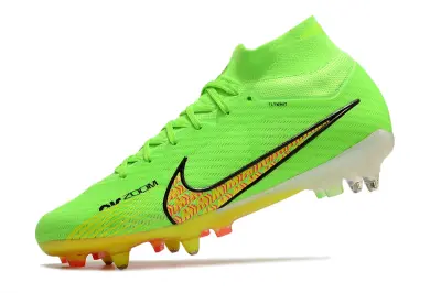 Nike Air Zoom Mercurial Superfly 9 Elite SG - Green/Electric Yellow/Neon Pink
