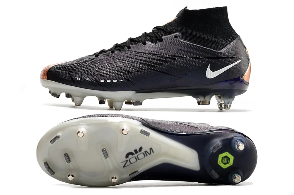 Nike Air Zoom Mercurial Superfly 9 Elite SG - Black/Metallic Copper/Deep Purple