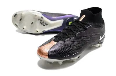 Nike Air Zoom Mercurial Superfly 9 Elite SG - Black/Metallic Copper/Deep Purple
