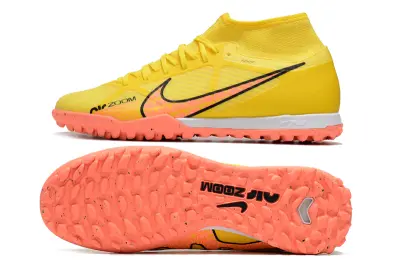 Nike Air Zoom Mercurial Superfly 9 Academy TF - Yellow/Fluorescent Yellow/Coral Pink