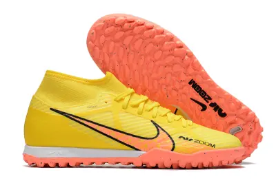 Nike Air Zoom Mercurial Superfly 9 Academy TF - Yellow/Fluorescent Yellow/Coral Pink