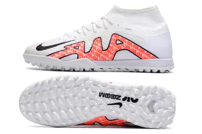 Nike Air Zoom Mercurial Superfly 9 Academy TF - White/Vibrant Coral/Black