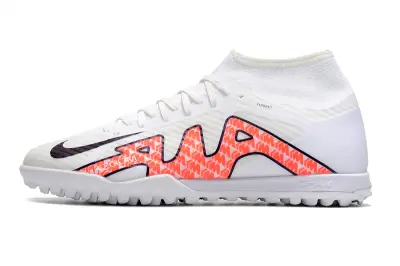 Nike Air Zoom Mercurial Superfly 9 Academy TF - White/Vibrant Coral/Black