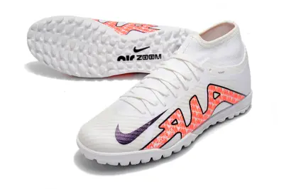 Nike Air Zoom Mercurial Superfly 9 Academy TF - White/Vibrant Coral/Black