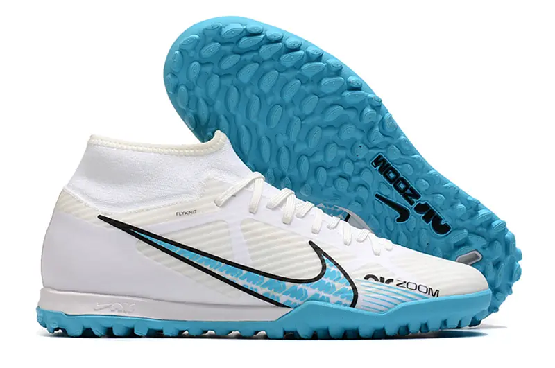 Nike Air Zoom Mercurial Superfly 9 Academy TF - White/Aqua Blue/Black