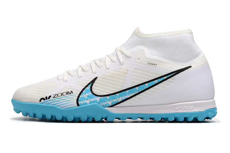 Nike Air Zoom Mercurial Superfly 9 Academy TF - White/Aqua Blue/Black