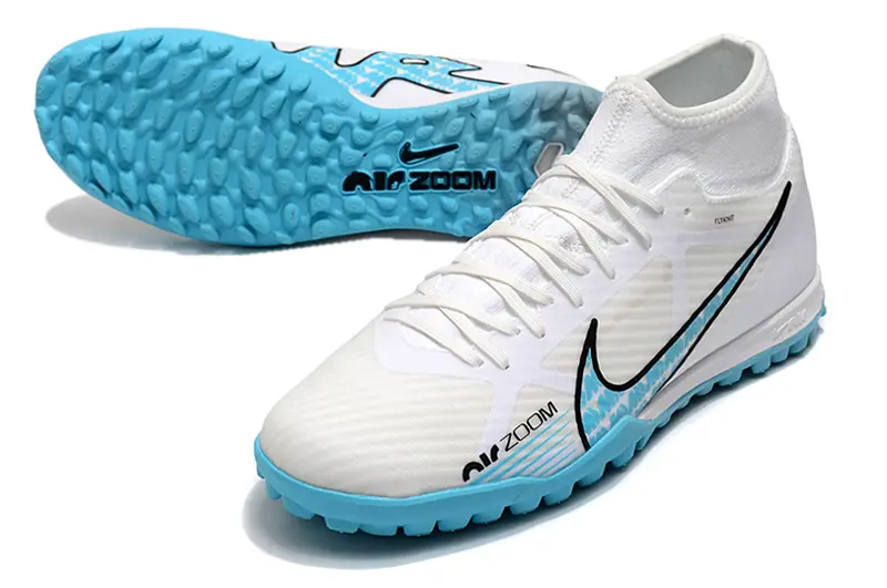 Nike Air Zoom Mercurial Superfly 9 Academy TF - White/Aqua Blue/Black