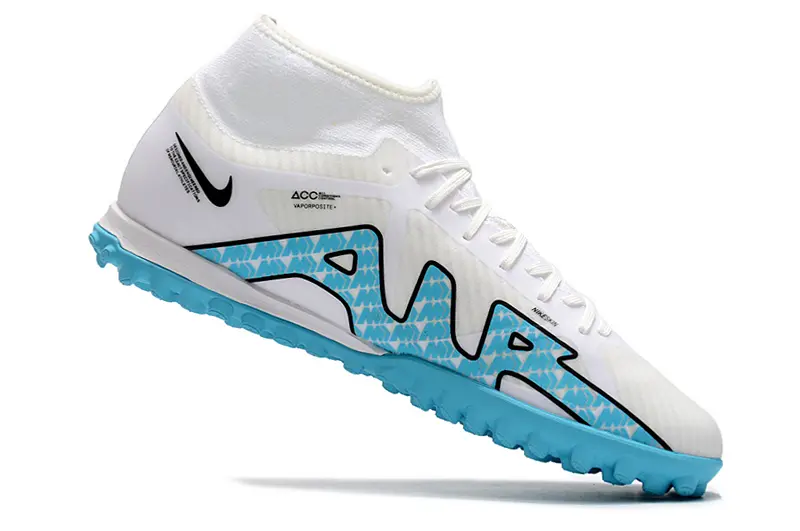 Nike Air Zoom Mercurial Superfly 9 Academy TF - White/Aqua Blue/Black