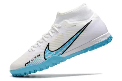 Nike Air Zoom Mercurial Superfly 9 Academy TF - White/Aqua Blue/Black