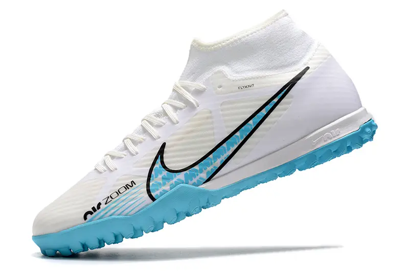 Nike Air Zoom Mercurial Superfly 9 Academy TF - White/Aqua Blue/Black