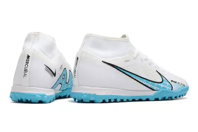 Nike Air Zoom Mercurial Superfly 9 Academy TF - White/Aqua Blue/Black