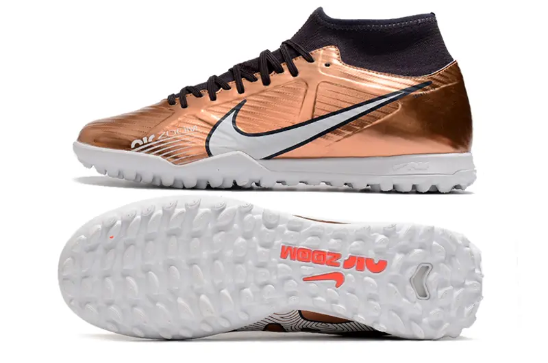 Nike Air Zoom Mercurial Superfly 9 Academy TF - Copper/Metallic Bronze/White