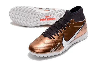 Nike Air Zoom Mercurial Superfly 9 Academy TF - Copper/Metallic Bronze/White