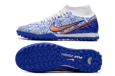 Nike Air Zoom Mercurial Superfly 9 Academy TF - Blue/Bright Blue/Metallic Orange