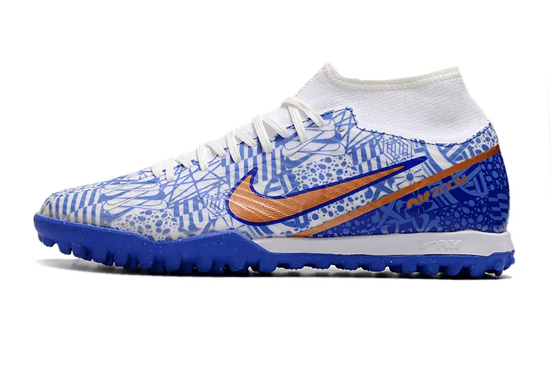 Nike Air Zoom Mercurial Superfly 9 Academy TF - Blue/Bright Blue/Metallic Orange