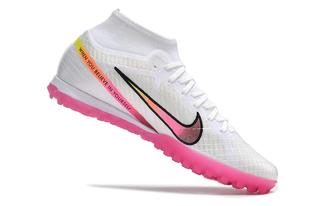 Nike Air Zoom Mercurial Superfly 9 Academy TF - White/Neon Pink/Black