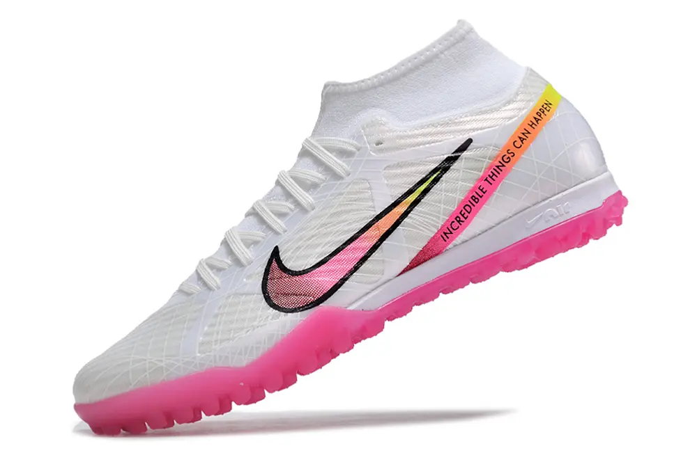 Nike Air Zoom Mercurial Superfly 9 Academy TF - White/Neon Pink/Black