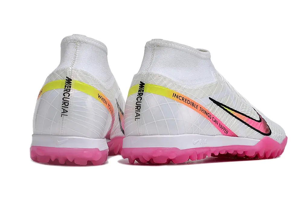 Nike Air Zoom Mercurial Superfly 9 Academy TF - White/Neon Pink/Black