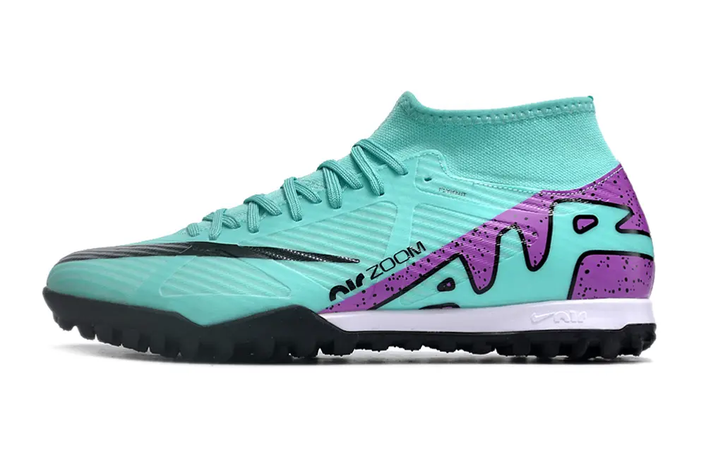 Nike Air Zoom Mercurial Superfly 9 Academy TF - Aqua/Vibrant Purple/Black