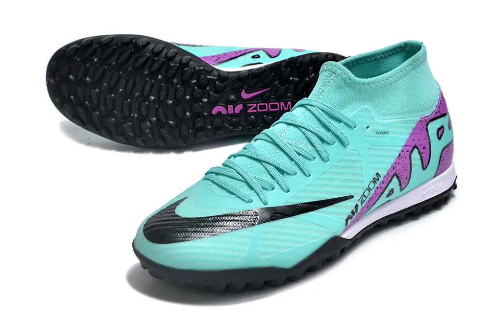 Nike Air Zoom Mercurial Superfly 9 Academy TF - Aqua/Vibrant Purple/Black