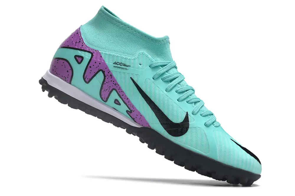 Nike Air Zoom Mercurial Superfly 9 Academy TF - Aqua/Vibrant Purple/Black