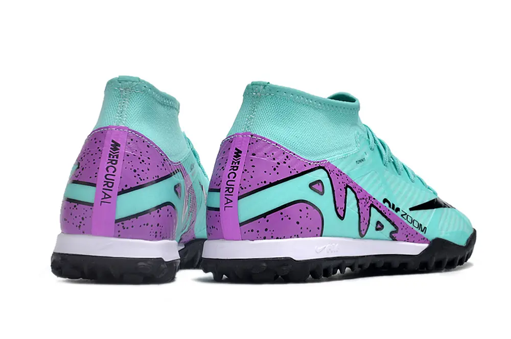 Nike Air Zoom Mercurial Superfly 9 Academy TF - Aqua/Vibrant Purple/Black