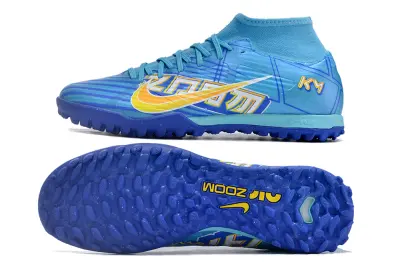 Nike Air Zoom Mercurial Superfly 9 Academy TF - Blue/Bright Blue/Golden Yellow