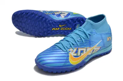 Nike Air Zoom Mercurial Superfly 9 Academy TF - Blue/Bright Blue/Golden Yellow