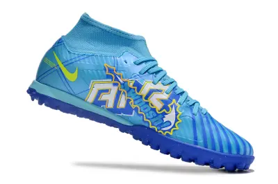 Nike Air Zoom Mercurial Superfly 9 Academy TF - Blue/Bright Blue/Golden Yellow