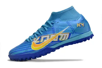 Nike Air Zoom Mercurial Superfly 9 Academy TF - Blue/Bright Blue/Golden Yellow